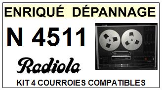 RADIOLA-N4511-COURROIES-COMPATIBLES
