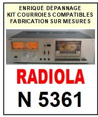 RADIOLA-N5361-COURROIES-COMPATIBLES
