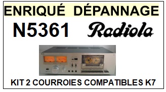 RADIOLA-N5361-COURROIES-ET-KITS-COURROIES-COMPATIBLES