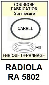 RADIOLA-RA5802-COURROIES-COMPATIBLES