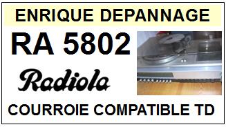 RADIOLA-RA5802-COURROIES-COMPATIBLES