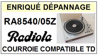 RADIOLA-RA8540/05Z-COURROIES-ET-KITS-COURROIES-COMPATIBLES