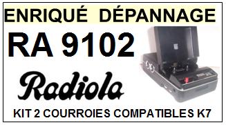 RADIOLA-RA9102 RA-9102-COURROIES-COMPATIBLES