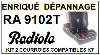 RADIOLA-RA9102T RA-9102T-COURROIES-COMPATIBLES