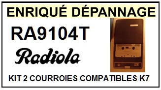 RADIOLA-RA9104T-COURROIES-COMPATIBLES