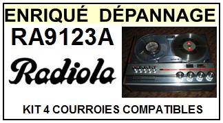RADIOLA-RA9123A RA 9123A-COURROIES-COMPATIBLES
