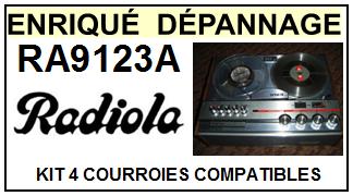 RADIOLA-RA9123A RA 9123A-COURROIES-ET-KITS-COURROIES-COMPATIBLES