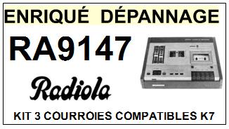 RADIOLA-RA9147-COURROIES-ET-KITS-COURROIES-COMPATIBLES