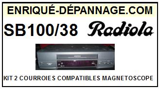 RADIOLA-SB100/38-COURROIES-COMPATIBLES