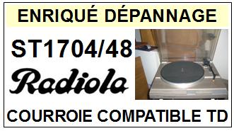 RADIOLA-ST1704/48-COURROIES-COMPATIBLES