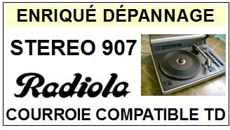RADIOLA-STEREO 907-COURROIES-ET-KITS-COURROIES-COMPATIBLES