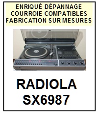 RADIOLA-SX6987-COURROIES-COMPATIBLES