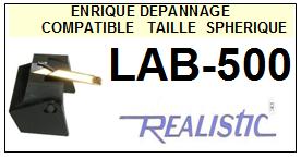 REALISTIC-LAB500  LAB-500-POINTES-DE-LECTURE-DIAMANTS-SAPHIRS-COMPATIBLES