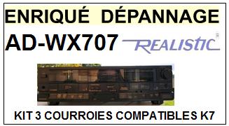 REALISTIC-ADWX707 AD-WX707-COURROIES-ET-KITS-COURROIES-COMPATIBLES