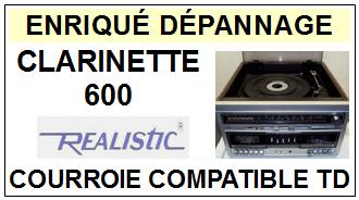 REALISTIC-CLARINETTE 600-COURROIES-ET-KITS-COURROIES-COMPATIBLES