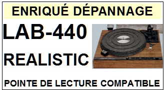 REALISTIC-LAB440 LAB-440-POINTES-DE-LECTURE-DIAMANTS-SAPHIRS-COMPATIBLES