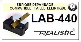REALISTIC-LAB440 LAB-440-POINTES-DE-LECTURE-DIAMANTS-SAPHIRS-COMPATIBLES