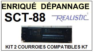 REALISTIC-SCT88 SCT-88-COURROIES-COMPATIBLES