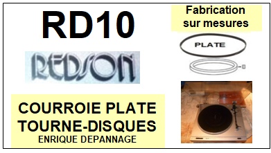 REDSON-RD10-COURROIES-COMPATIBLES