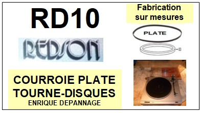 REDSON-RD10-COURROIES-ET-KITS-COURROIES-COMPATIBLES