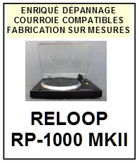RELOOP-RP1000MKII RP-1000 MKII-COURROIES-ET-KITS-COURROIES-COMPATIBLES