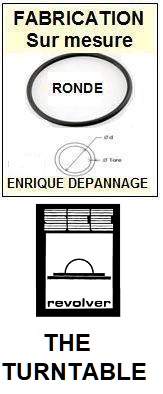 REVOLVER-THE TURNTABLE-COURROIES-ET-KITS-COURROIES-COMPATIBLES