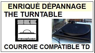 REVOLVER-THE TURNTABLE-COURROIES-ET-KITS-COURROIES-COMPATIBLES