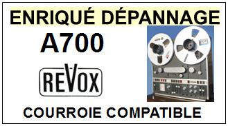REVOX-A700 A-700-COURROIES-COMPATIBLES
