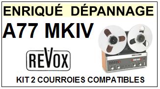 REVOX-A77MKIV MKIV-COURROIES-COMPATIBLES