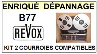 REVOX-B77-COURROIES-COMPATIBLES