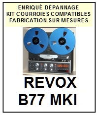 REVOX-B77MKI B77 MKI-COURROIES-COMPATIBLES