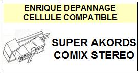 RIGA<br> SUPER AKORDS COMIX STEREO  Cellule (cartridge) pour tourne-disques <BR><SMALL>a 2014-12</small>