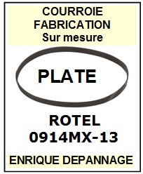 FICHE-DE-VENTE-COURROIES-COMPATIBLES-ROTEL-0914MX13 0914MX-13