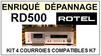 ROTEL-RD500 RD-500-COURROIES-COMPATIBLES