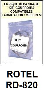 ROTEL-RD820 RD-820-COURROIES-ET-KITS-COURROIES-COMPATIBLES