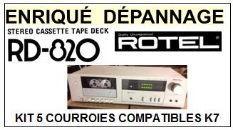 ROTEL-RD820 RD-820-COURROIES-ET-KITS-COURROIES-COMPATIBLES