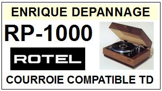 ROTEL-RP1000 RP-1000-COURROIES-COMPATIBLES