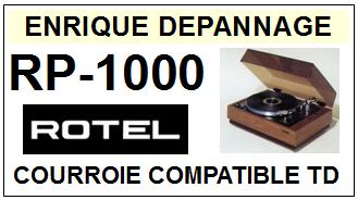 ROTEL-RP1000 RP-1000-COURROIES-ET-KITS-COURROIES-COMPATIBLES