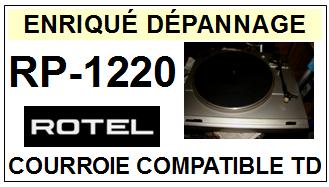 ROTEL-RP1220 RP-1220-COURROIES-COMPATIBLES