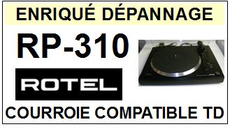 ROTEL-RP310 RP-310-COURROIES-COMPATIBLES