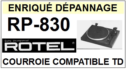 ROTEL-RP830 RP-830-COURROIES-ET-KITS-COURROIES-COMPATIBLES