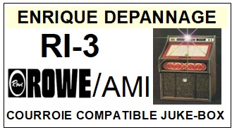 ROWE-AMI-RI3 RI-3-COURROIES-ET-KITS-COURROIES-COMPATIBLES