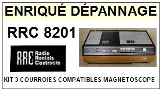 RRC-8201 VCR-COURROIES-COMPATIBLES