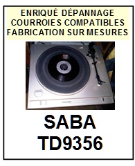 SABA-TD9356-COURROIES-COMPATIBLES