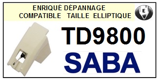 SABA-TD9800-POINTES-DE-LECTURE-DIAMANTS-SAPHIRS-COMPATIBLES