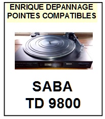 SABA-TD9800-POINTES-DE-LECTURE-DIAMANTS-SAPHIRS-COMPATIBLES