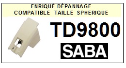 SABA-TD9800-POINTES-DE-LECTURE-DIAMANTS-SAPHIRS-COMPATIBLES