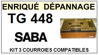 SABA-TG448-COURROIES-COMPATIBLES