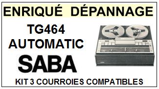 SABA-TG464 AUTOMATIC-COURROIES-ET-KITS-COURROIES-COMPATIBLES