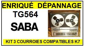 SABA-TG564-COURROIES-COMPATIBLES